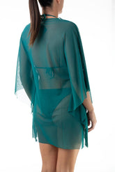 KAFTANO DONNA  VERDE CM11LO ALGA FISICO